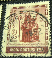 Portuguese India 1951 Father Jose Vaz 300th Anniversary 2t - Used - Portuguese India