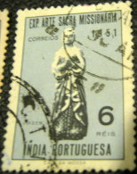 Portuguese India 1953 Virgin Missonary Art 6r - Used - Portuguese India