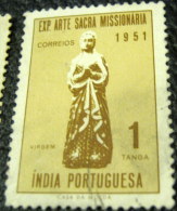 Portuguese India 1953 Virgin Missonary Art 1T - Used - India Portuguesa