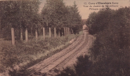 VOIE DU  CHEMIN DE FER MILITAIRE - Elsenborn (camp)