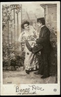 Carte Postale    BONNE FETE DE PENTECOTE 4122 Femme Avec Le Facteur - Pentecôte