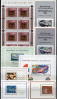 Blocks 1980 In Deutschland BRD JG 1041 KB 1065 DDR Block 57-61,59 SD ** 46€ Bloque Hojitas Blocchi M/s Sheets Bf Germany - Verzamelingen