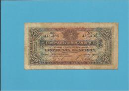 MOZAMBIQUE - 50 CENTAVOS - 01.10.1931 - P R26 - COMPANHIA DE MOÇAMBIQUE - Mozambique