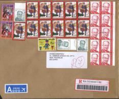 Mailed Cover (letter)  With Stamps From Belgium  To Bulgaria - Covers & Documents