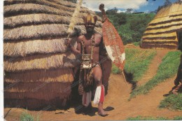 AFRICA,TRIBAL LIFE, SOUTH AFRICA, Stamp,airmail,par Avion, Old Photo Postcard - Unclassified