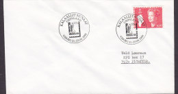 Greenland Sonderstempel Stamp Exhibition VIBORG 1989 Cover Brief Königin Margrethe Stamp (Cz. Slania) - Cartas & Documentos