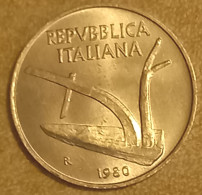 1980 - Italia 10 Lire   ----- - 10 Lire