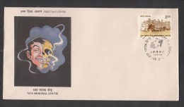 INDIA, 1991,  FDC,  Golden Jubilee Of Tata Memorial Centre Hospital, Bombay, 1CBPO Cancellation - Cartas & Documentos