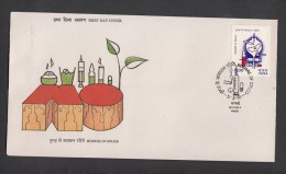 INDIA, 1991,  FDC,  International Conference On Drug Abuse, Calcutta,  Bombay Cancellation - Lettres & Documents