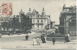 MONTE CARLO Le Casino Et L'Hôtel De Pariss / 1906 - Hotels