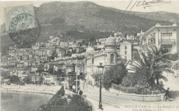 MONTE CARLO La Rampe Et La Tête De Chien / 1905 - Hôtels