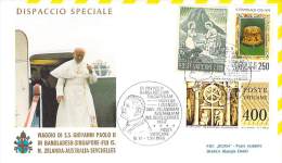 RELIGION CATHOLIQUE VOYAGE  PAPE  JEAN PAUL II   Pope John Paul II Papst Johannes Paul II  PAPA Jonas Paulius II - Lettres & Documents