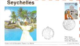 SEYCHELLES   CATHOLIQUE VOYAGE  PAPE  JEAN PAUL II   Pope John Paul II Papst Johannes Paul II  PAPA Jonas Paulius II - Seychelles (1976-...)