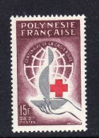 Polynésie N° 24 X  Centenaire De La Croix-Rouge Internationale Trace De Charnière Sinon TB - Nuevos