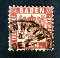 4692e  Baden  Michel #24 Used ~( Michel €5.00 )  Offers Welcome! - Oblitérés