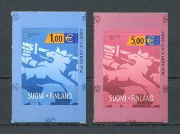 FINLANDE 2002 N° 1557/1558 ** Neufs = MNH Superbes Cote 18 €  Lion Héraldique Animaux Faune Blasons Coats Of Arms - Nuovi