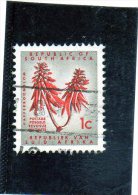 1962 Sud Africa - Fiori - Used Stamps