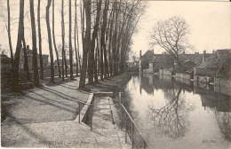 Bonneval Les Fossés Phot.ND Verso Pub Pains D'épices Et Biscuits De Reims Premiere Marque - Bonneval