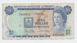 Bermuda 1 Dollar 1986 VF P 28c 28 C - Bermuda