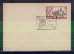 POLAND 1955 SCARCE 800 YEARS OF RADOM TOWN COMM CANCEL ON COVER TOWN CREST HERALDRY CASTLE - Covers