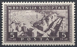 1939-40 ALBANIA ORDINARIA 5 F MNH **  - RR11894 - Albania