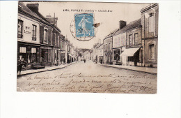 Carte 1920 CONLIE / Grande Rue - Conlie