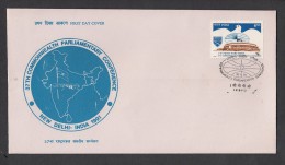INDIA, 1991,   FDC,  37th Commonwealth Parliamentary Association Conference, New Delhi, BOMBAY Cancellation - Cartas & Documentos
