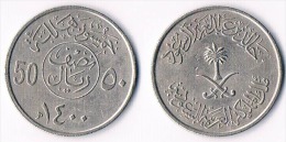 Saudi Arabia  50 Halala 1979 - Saoedi-Arabië