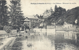 CENTRE - 28 - EURE ET LOIR - MONTIGNY LE GANNELON - Le Château - Déversoir Du Moulin - Montigny-le-Gannelon