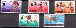 Trinidad & Tobago, 1968, SG 334 - 338, Complete Set, MNH - Trindad & Tobago (1962-...)