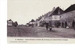 MONTLHERY - Route D'Orléans Et Station Du Tramway - Montlhery