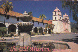 U.S.A. - SANTA BARBARA - Old Mission - 1998 - Timbre / Stamp - Jacqueline Cochran / Pioneer Pilot / Aviation - Santa Barbara