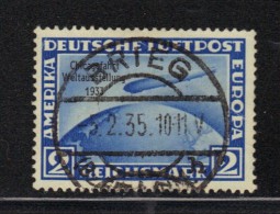 ALLEMAGNE Empire PA N° 42 B Obl. - Airmail & Zeppelin