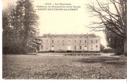 Saint-Saturnin-du-Limet-Saint Aignan Sur Roe-Mayenne-1916-château De Beauchêne-Cachet Convoyeur De Châteaubriant à Laval - Saint Aignan Sur Roe
