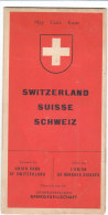 PBY/48 Cartina SWITZERLAND/SUISSE Unione Banche Svizzere Anni ´50 - Topographische Karten