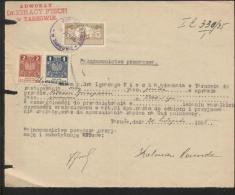 POLAND 1935 POWER OF ATTORNEY WITH USAGE OF 50GR COURT JUDICIAL REVENUE & 1ZL +2 ZL GENERAL DUTY REVENUES - Steuermarken