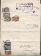 POLAND 1936 COURT DOCUMENT WITH 26ZL HUGE USAGE OF MIXED REVENUES - Revenue Stamps