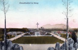 Nr. 290,  AK  Ehrenfriedhof In Sörup, 1923 - Monuments Aux Morts