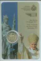 2011 SAN MARINO VISITA PAPALE BENEDETTO XVI  2 EURO IN BLISTER - San Marino