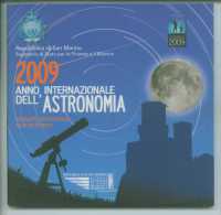 2009 SAN MARINO DIVISIONALE ZECCA ANNO INTERNAZIONALE DELL'ASTRONOMIA - San Marino