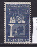 LUXEMBOURG N° 512 3F BLEU COMMUNAUTÉ EUROPÉENNE OBL - Gebruikt