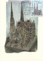 MONACO - Cathédrale Saint Patrick à New York -Timbre Et Tampon Jour D'émission - Cartoline Maximum