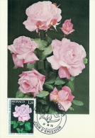 MONACO - Concours Inernational De Bouquets -Timbre Et Tampon Jour D'émission - Cartoline Maximum