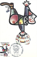 MONACO - Festival International Du Cirque -1979 -Timbre Et Tampon Jour D'émission - Cartes-Maximum (CM)