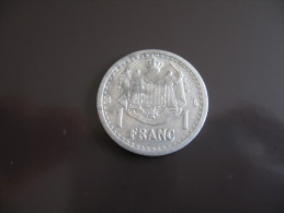 1 Franc Louis II Prince De Monaco (sans Date !) - 1922-1949 Louis II.