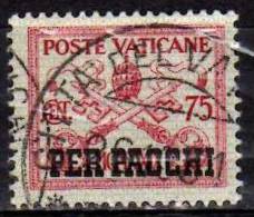 PIA - VATICANO - 1931 :  Pacchi Postali - (SAS 7) - Colis Postaux