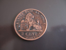 2 Centimes 1876 - Belgique - 2 Cents