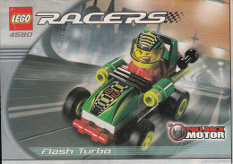Lego 4590 Voiture De Course Flash Turbo Avec Plan 100 % Complet Voir Scan - Lego System