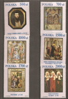 Pologne  Poland Polen Polska  ** MNH   N° YT 3111.16 Tableaux Peinture  Miniatures Art Religion - Nuovi