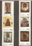 Pologne  Poland Polen Polska  ** MNH   N° YT 3127.32  Tableaux Peinture  Miniatures Art Religion - Nuevos